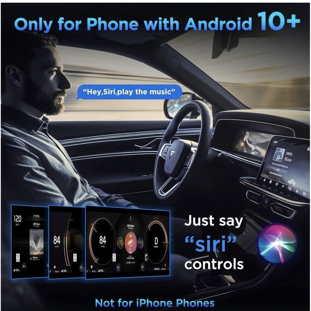 Android Auto Wireless Adapter Instant Fast Connection Bluetooth - Picture 5 of 10